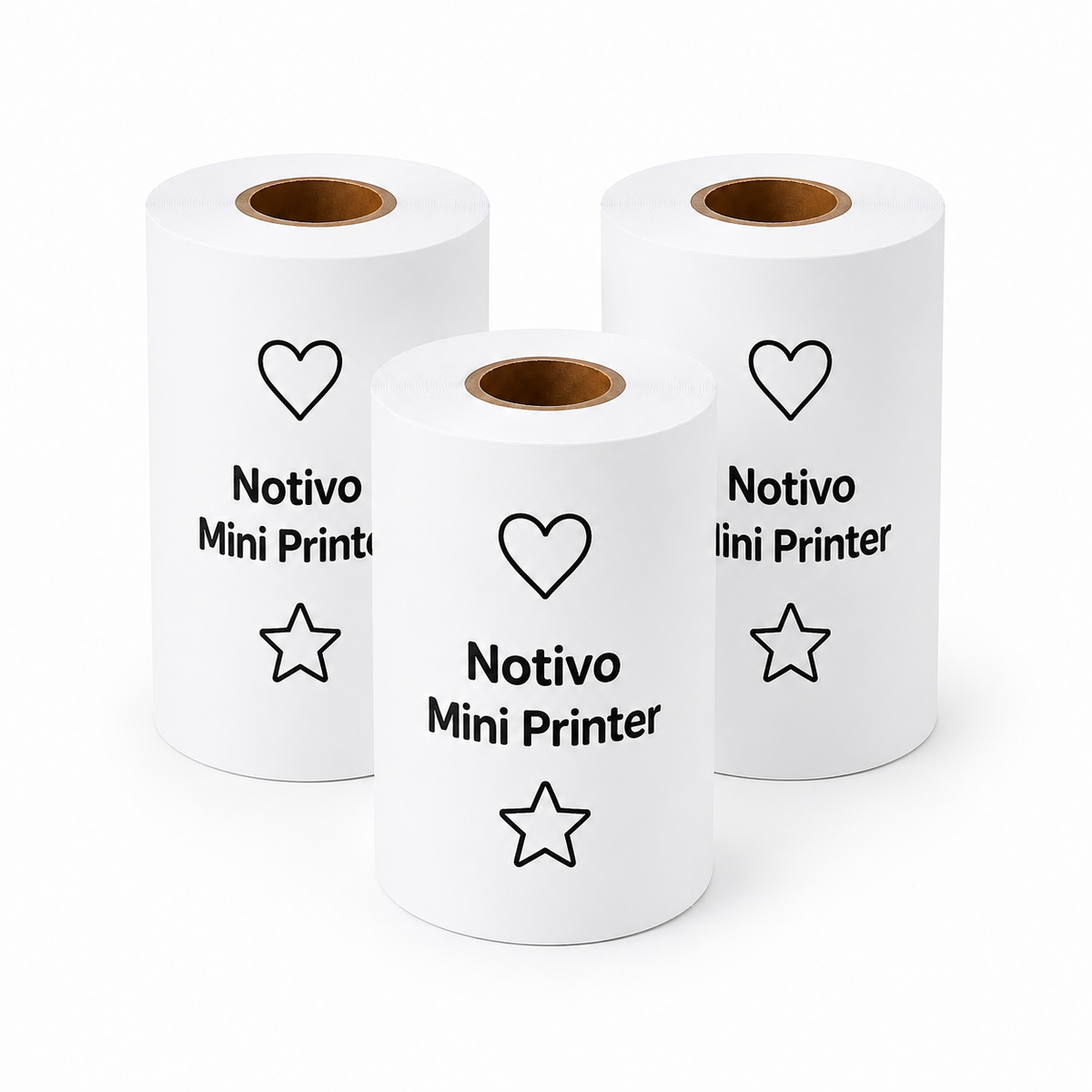 Thermal Paper Rolls for Mini Printer (Set of 3)