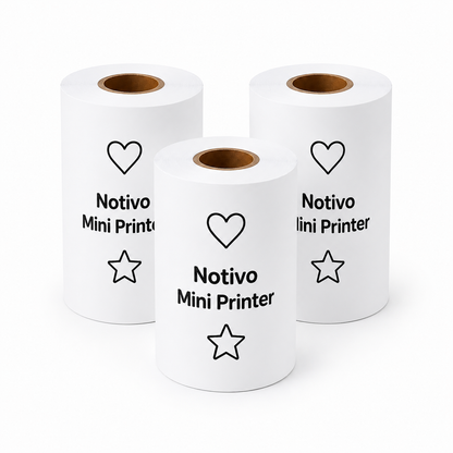 Thermal Paper Rolls for Mini Printer (Set of 3)